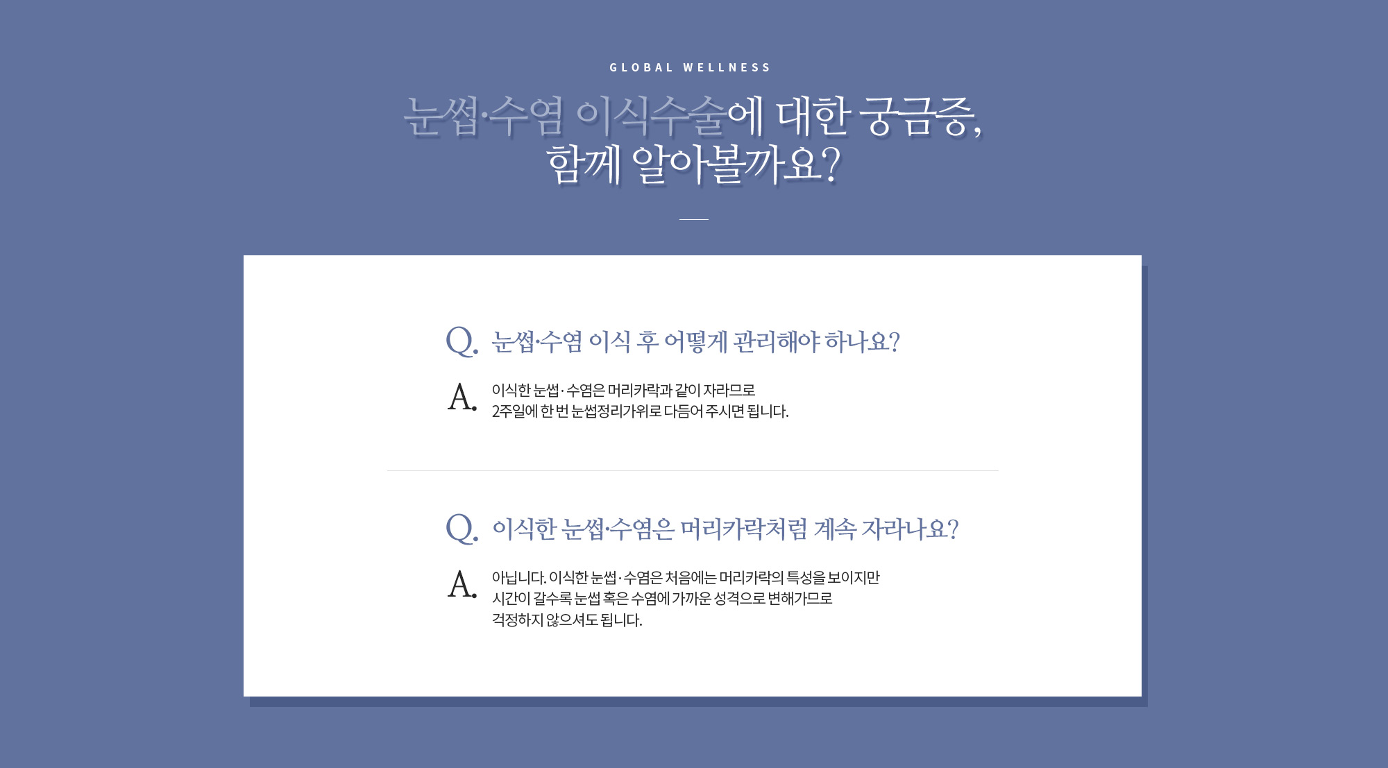 디자인을 디자인하다, 미술하는 의사의 디자인 수염이식